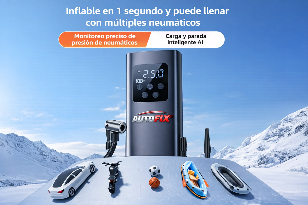 Compresor Aire Inalámbrico 12V 150PSI - Inflador Portátil